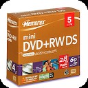 Mini-DVD+RW DS Memorex (pack 5).png