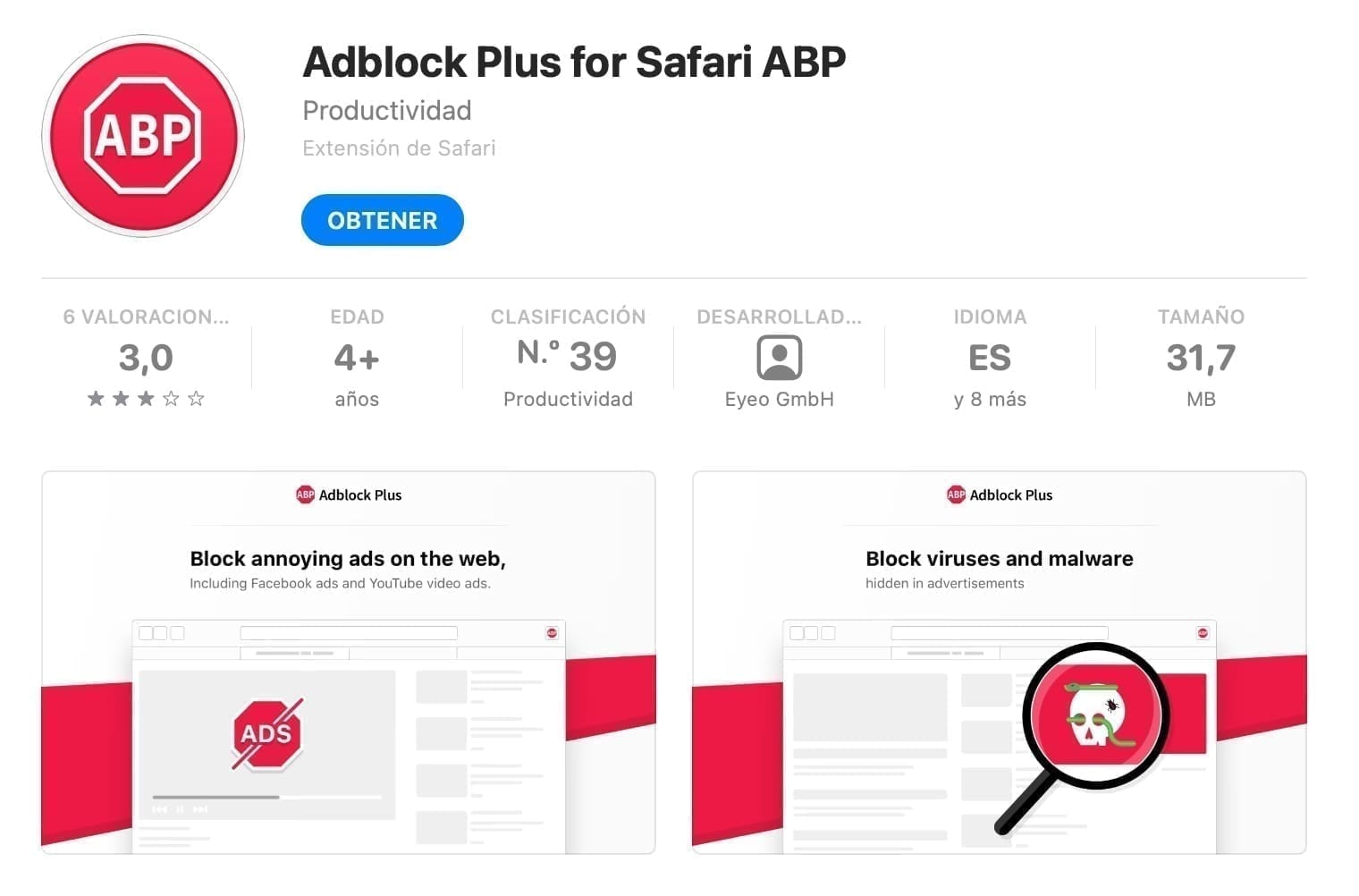 adblock plus safari extension